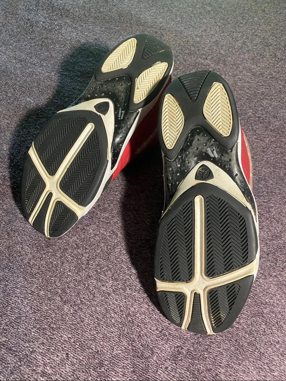 Jordan’s Red and Black Men's High-Top Sneakers/14